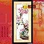 [进口福绣来十字绣]中国风068-鸟语花香-梅