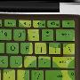 iSkin Vibes for MacBook/Pro/Air通用键盘膜 彩色印刷版-绿色