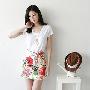 韩国进口品牌时尚夏装爆款花朵裙子OP02126K