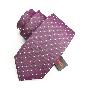 高贵紫精致小圆点8.5cm优雅正装领带 IFSONG 072