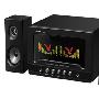 雅兰仕AL-K7多媒体音箱具备VFD豪华荧光双屏动感显示和卡拉OK功能