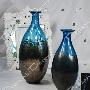 超级惊爆价 新古典蓝色玻璃花瓶（小） 家居装饰品