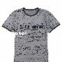 【包邮】男装2010新款短袖时尚潮流犀利风邋遢T恤1004-1514