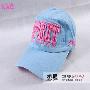 新品特价SPRIT彩色字母刺绣徽章韩版彩帽棒球帽 （浅蓝色 ）