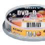 索尼（SONY）DVD-R 16速 4.7G 桶装10片 刻录盘