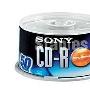 索尼（SONY）CD-R 48速 700M 桶装50片 刻录盘