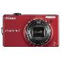 尼康（NIKON）COOLPIX S3000数码相机（红色）