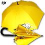 缤果长造型雨伞（黄色）