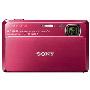 索尼（SONY）DSC-TX7C数码相机 红色 25mm广角  3.5寸