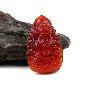 【八九不离石】阿弥陀佛(猪、狗)-3A级红玉髓生肖守护神吊坠L