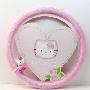 HelloKitty玫瑰粉系列-公仔方向盘套