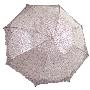 天堂伞 三折超轻刺绣 遮阳伞 银装素裹 紫红 3101-1660 伞