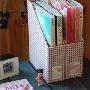 粉蓝小格DIY书籍文件整理盒（单个价格）