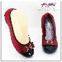 FLATTLEY 10新品 简约时尚红色平跟软底单鞋681013
