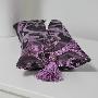 【福乐美】华丽世家 紫色仿丝绣珠片彩带纸巾盒套 装饰性纸巾盒