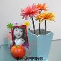 除甲醛 潇品光触媒绢花 仿真花PK活性炭典雅三色菊-杀菌除异味