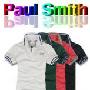 paul smith 2010新款立领印花短袖T恤  ZR006