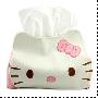 可爱hello kitty皮革纸巾抽 KT猫皮革纸巾抽120k