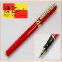 PICASSO法国毕加索笔PS-918世纪璀璨纯红镀金钢笔/墨水笔