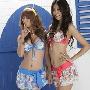 2010新款泳装ゞ梦境爱丽丝-碎花分身三件套ゞ三奇11001