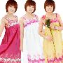 法国玉茄子2010春夏款 凤凰起舞睡裙 梭织全棉面料 居家服30256