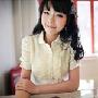 YH-6203韩版SZ花边魅力女人个性寸衫