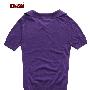 太平鸟男装亮紫色气质翻领短袖针织83309216008专柜正品