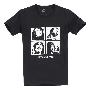 【Justyle】10伦摩登艺术家系列四格头像人物印花短袖T恤