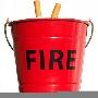 吉满 黑色 FIRE消防桶烟灰缸jm1163 超酷水桶烟灰缸 可作创意饰品