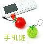 吉满 水晶苹果手机链j5661 DIY饰品小挂件 迷你益智立体拼图