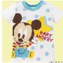 小猪斑斑2010男款 夏装 DISNEY 短袖纯棉T恤（米奇）男童装 wg