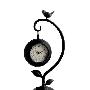 长物志【寻找时间】黑色铸铁小鸟座钟