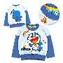 煜婴坊童装 舞动的小叮当机器猫全棉长袖T恤c2089c2367