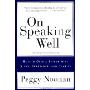 On Speaking Well