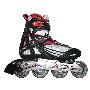 包邮【蒙特莱】欧巴勒AG1007LH成人固定码专业轮滑鞋/溜冰鞋 黑红