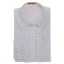 佰杰斯时尚纯棉女士长袖衬衫/衬衣 Dow-XLA弹力纱·白色