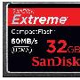 SanDisk Extreme 400X 32G CF存储卡 60MB/s