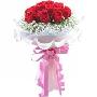 花网 父亲节鲜花预定 北京杭州沈阳鲜花速递 11朵红玫瑰