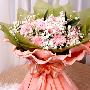 送花网 父亲节鲜花 杭州北京上海鲜花预定 粉色康乃馨