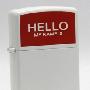 zippo--2010年新款 24809 你好我的名字是