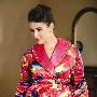 芬腾 09冬款女士夹棉长袖睡衣裤套装家居服-S624