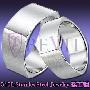 【BEVIL】毕凡素面方形 316L钢 情侶对戒 情侶戒指 钢戒指 特價款