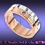 【BEVIL】毕凡 甜蜜时光-女 316L钢戒指 钛钢戒指 钢指环 可转动