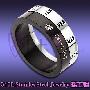 【BEVIL】毕凡 甜蜜时光-男 316L钢戒指 钛钢戒指 钢指环 可转动