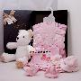 【OCEAN BABY粉色八件套】小公主礼盒/婴儿爬服套装 带盒子玩偶
