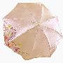 天堂伞 伞 三折 晴雨伞 淡粉 色葱印328E1-1338