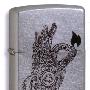 【特价送火石】ZIPPO 打火机 2010新款 花砂如来点火 24811