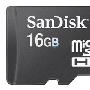 Sandisk MicroSDHC(TF)卡 16G 继续送价值19元川宇读卡器