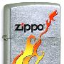 【特价送专用火石】ZIPPO 打火机 2010新款彩印火焰吉他 24805