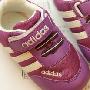 adidas阿迪达斯经典三叶草【真皮】四色入 紫色 童鞋